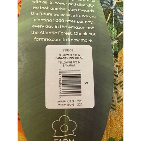 farm Rio Beaks And bananas Mini Dress - Picture 6 of 11